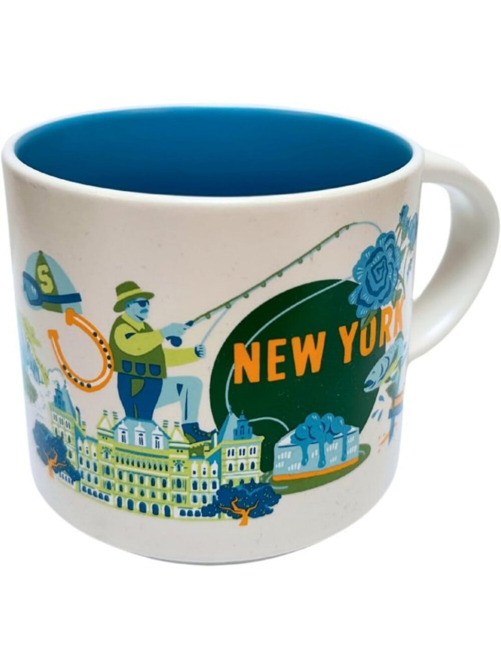 New York State Ceramic Mug - 14 Oz Coffee Cup, Travel Souvenir, Gift Idea